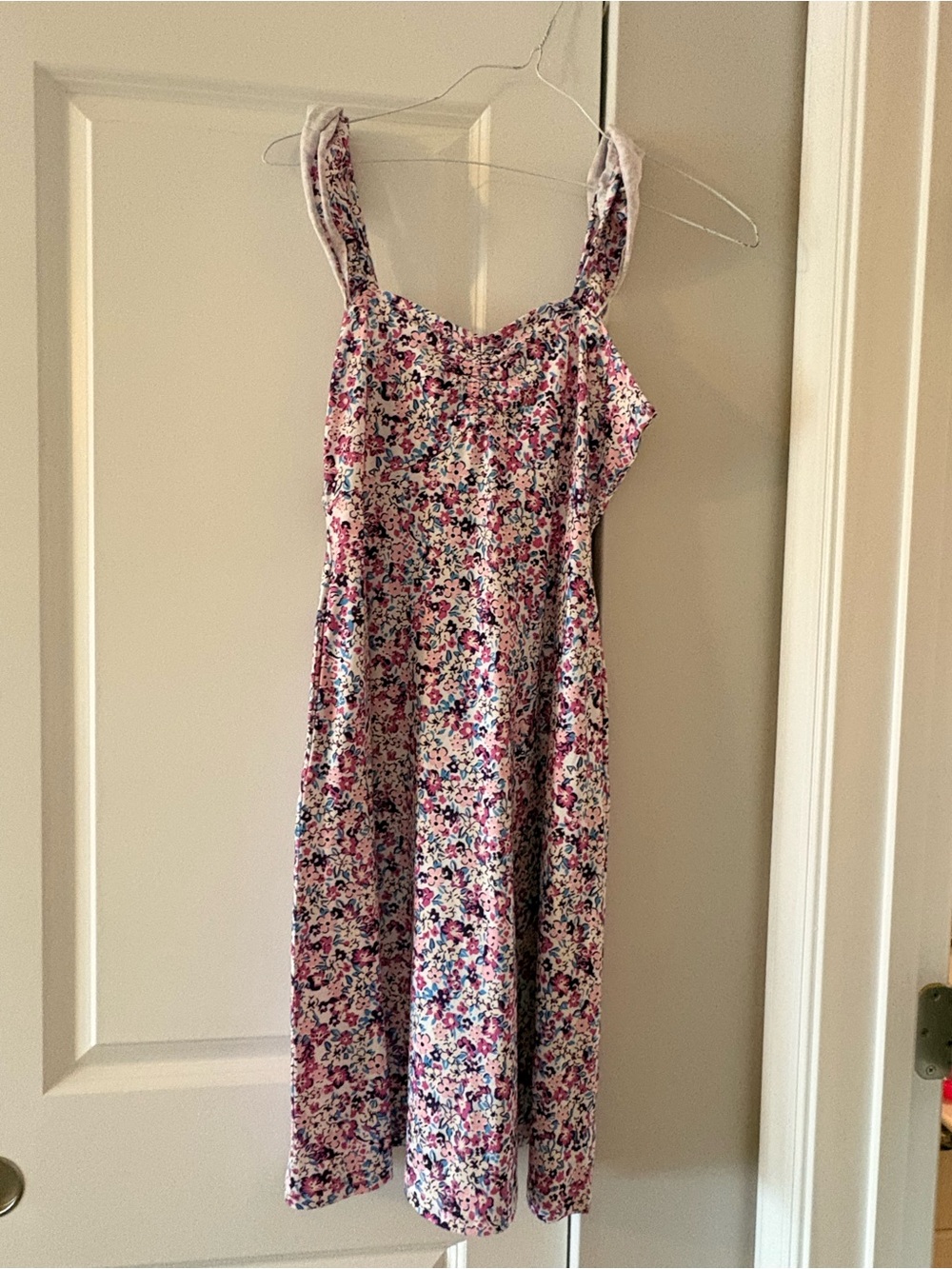 Women’s Pink Floral Sundress - Lightweight Summer Dress